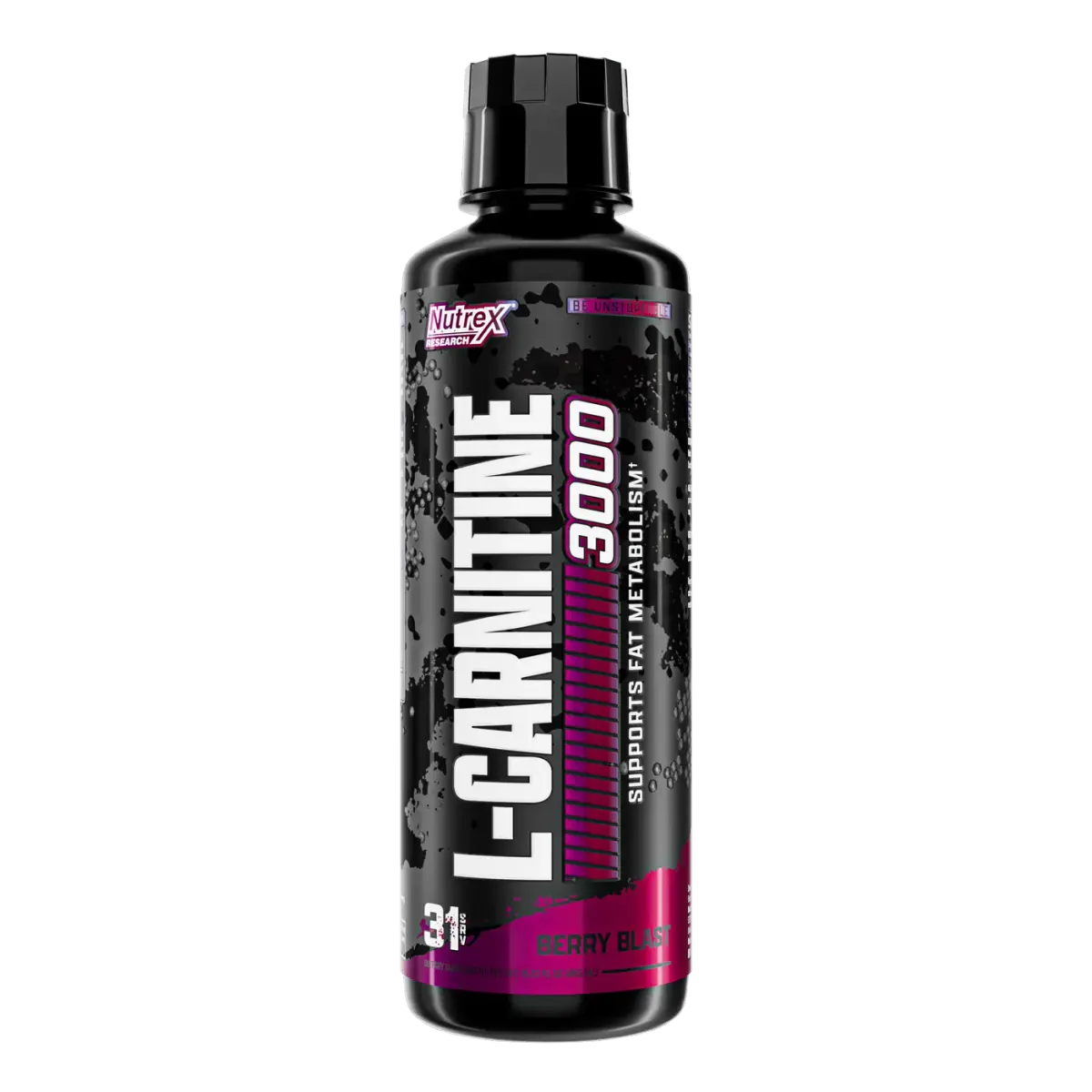 Nutrex Research Liquid Carnitine 3000, Ягодный Взрыв, 473 мл, Жиросжигатели