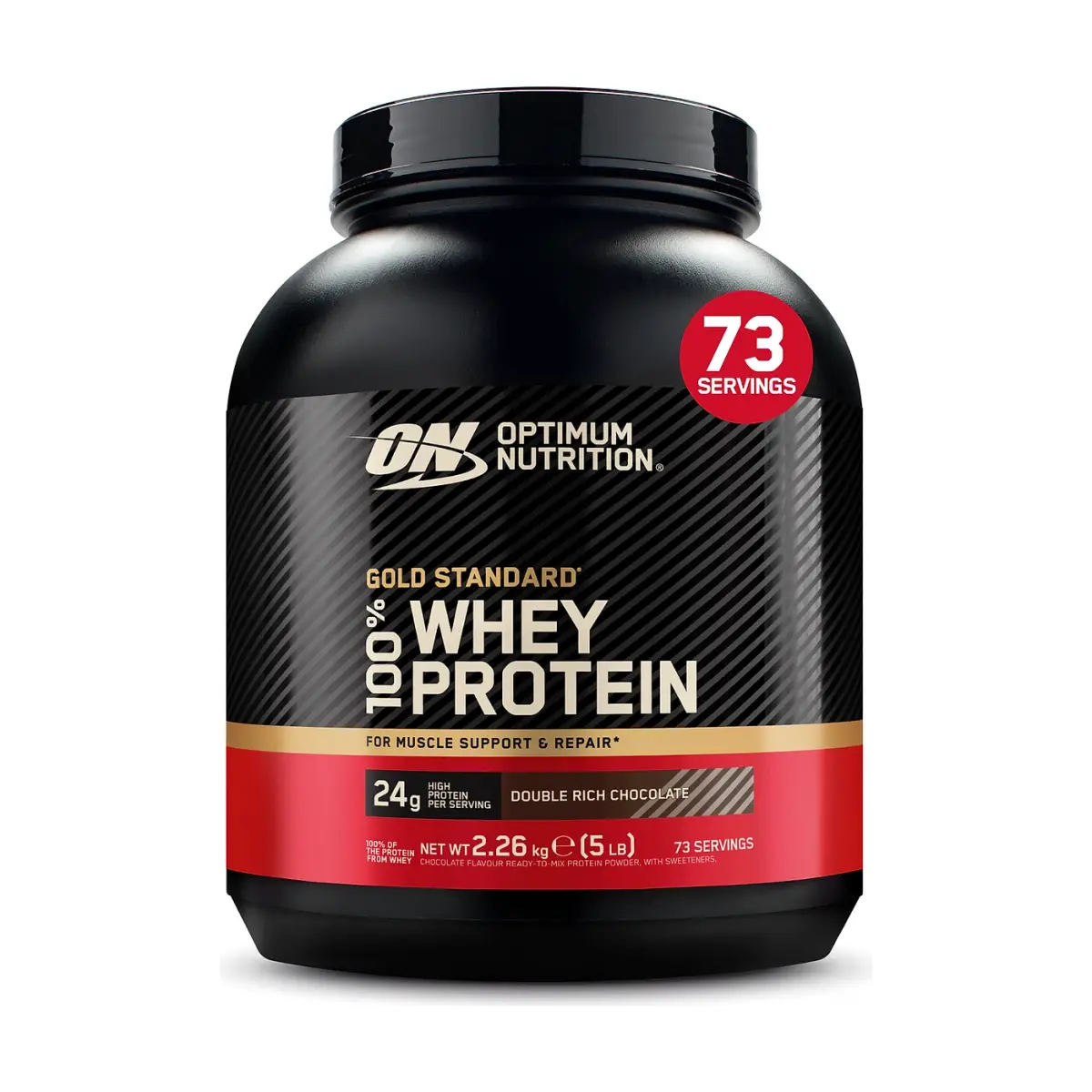 OPTIMUM NUTRITION 100% Whey Gold Standard, Двойной Шоколад, 900 г, Протеин