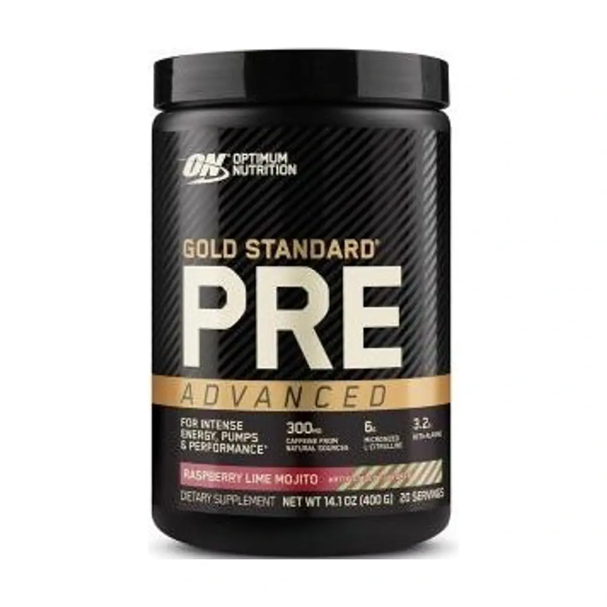 OPTIMUM NUTRITION Gold Standard PRE - ADVANCED, Ягодный Взрыв, 400 г, Энергетиктер, предтрен
