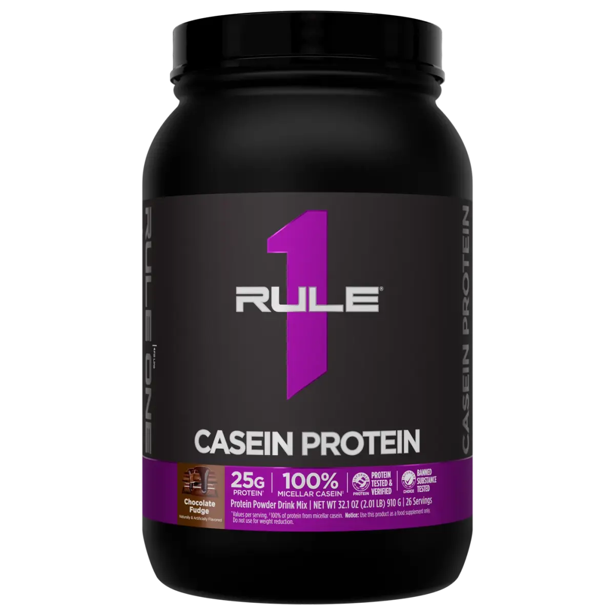 Rule 1 R1 Casein Protein, Шоколадный Торт, 1800 г, Протеин