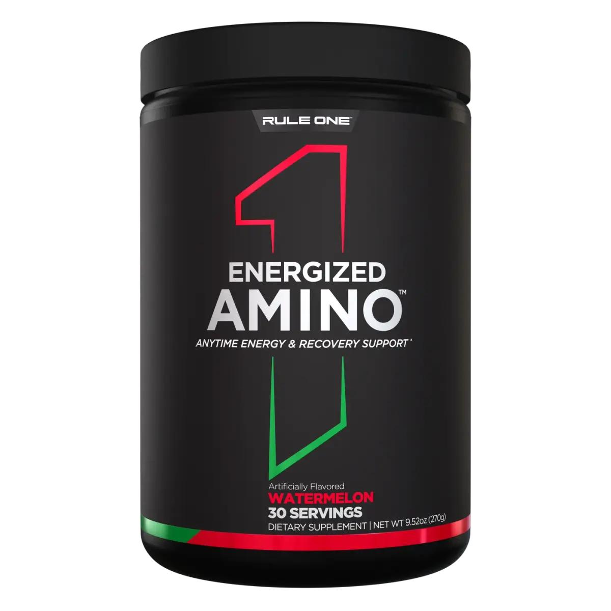 Rule 1 R1 Energized Amino, Арбуз, 270 г, Аминокислоты