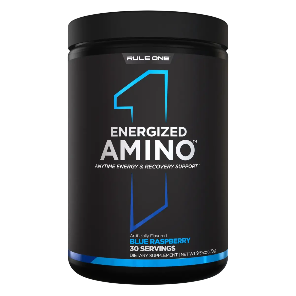 Rule 1 R1 Energized Amino, Голубика, 270 г, Аминокислоты