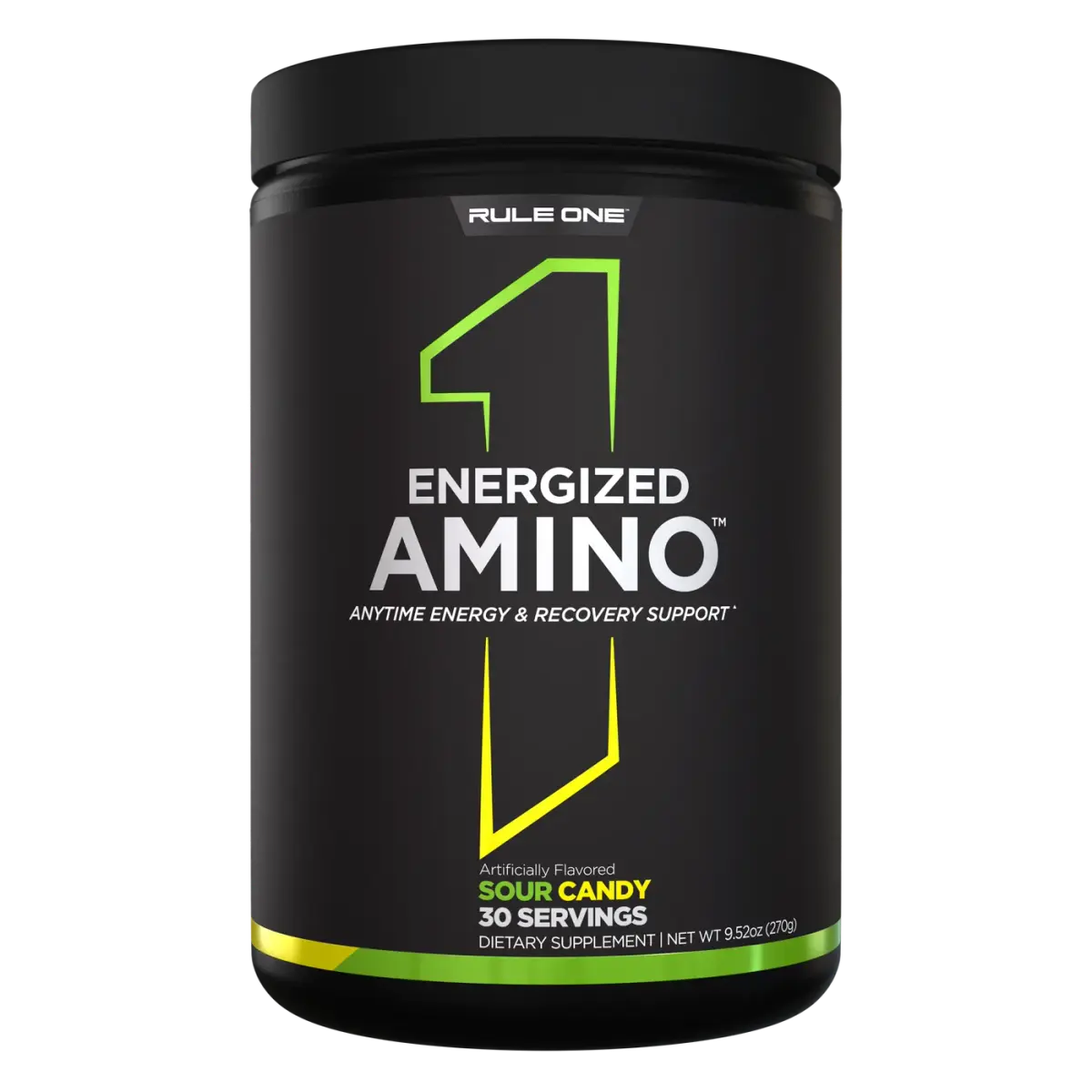 Rule 1 R1 Energized Amino, Конфетка, 270 г, Аминокислоты