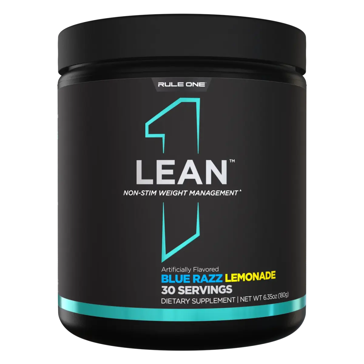 Rule 1 R1 Lean, Голубика Лимонад, 180 г, Жиросжигатели