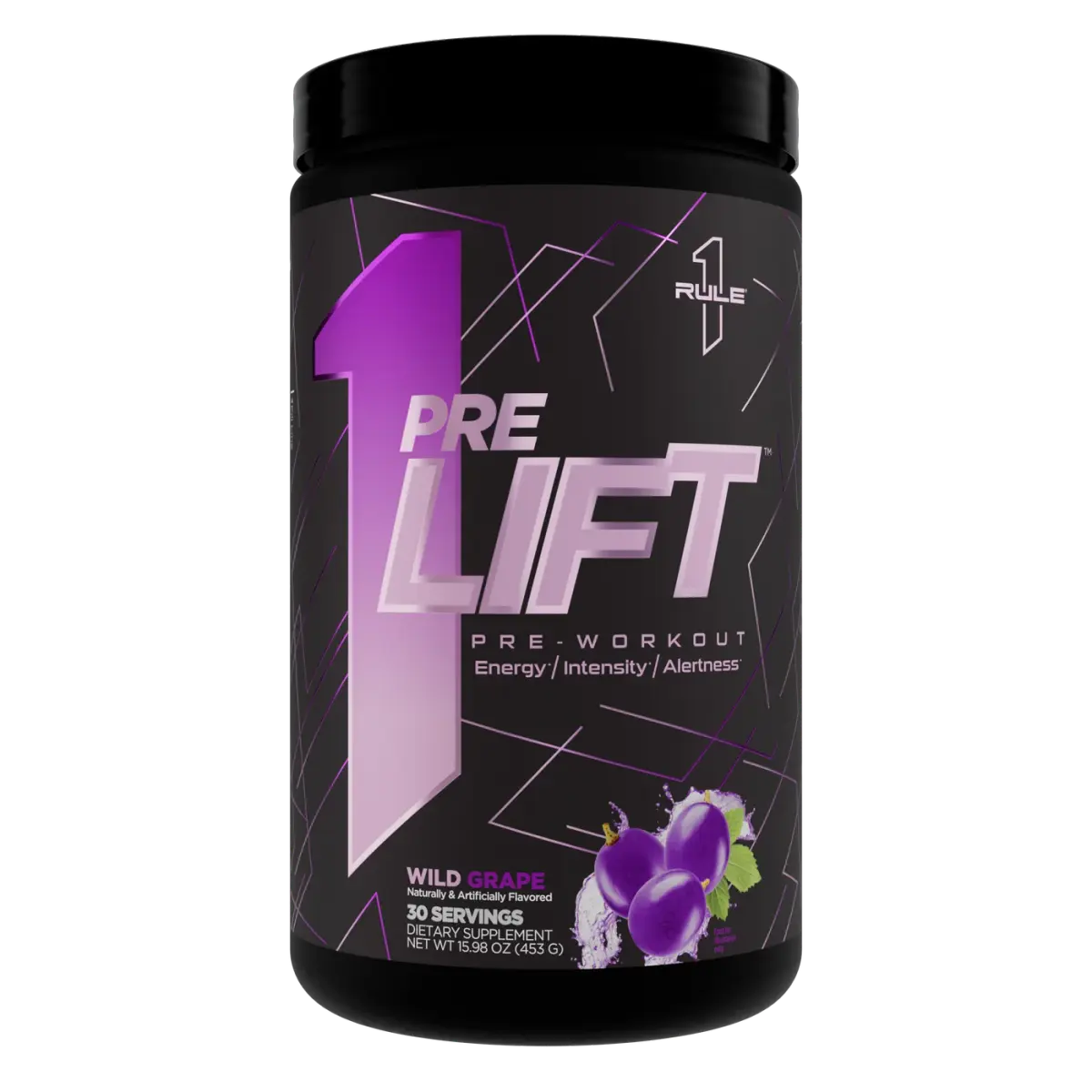 Rule 1 R1 Pre LIFT, Дикий Виноград, 435 г, Энергетики и предтрен