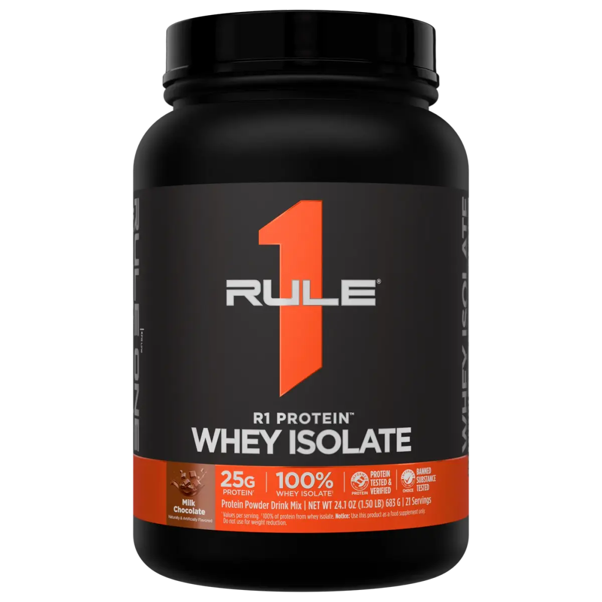 Rule 1 R1 Protein Whey Isolate, Молочный Шоколад, 900 г, Протеин