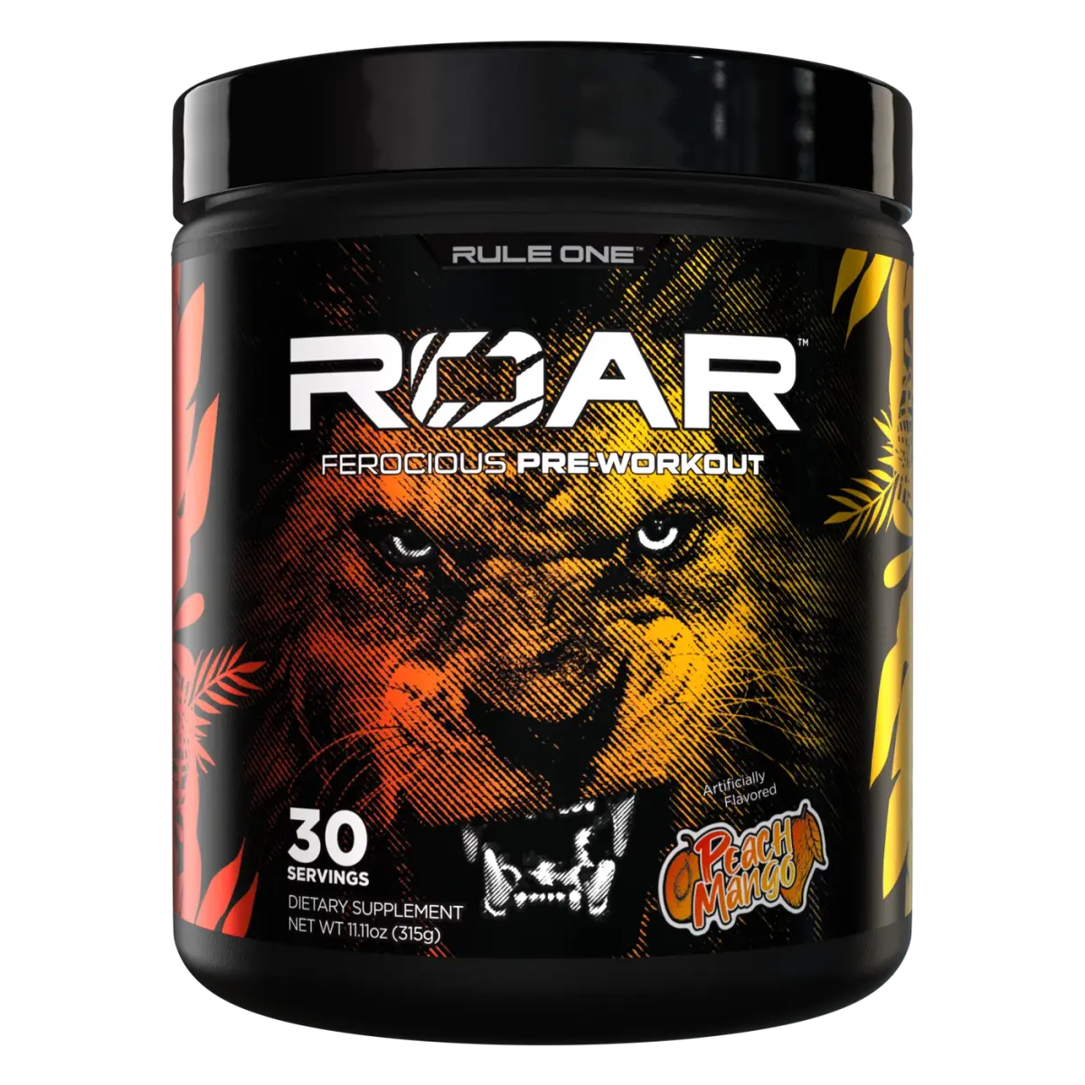 Rule 1 R1 Roar, Персик Манго, 315 г, Энергетики и предтрен