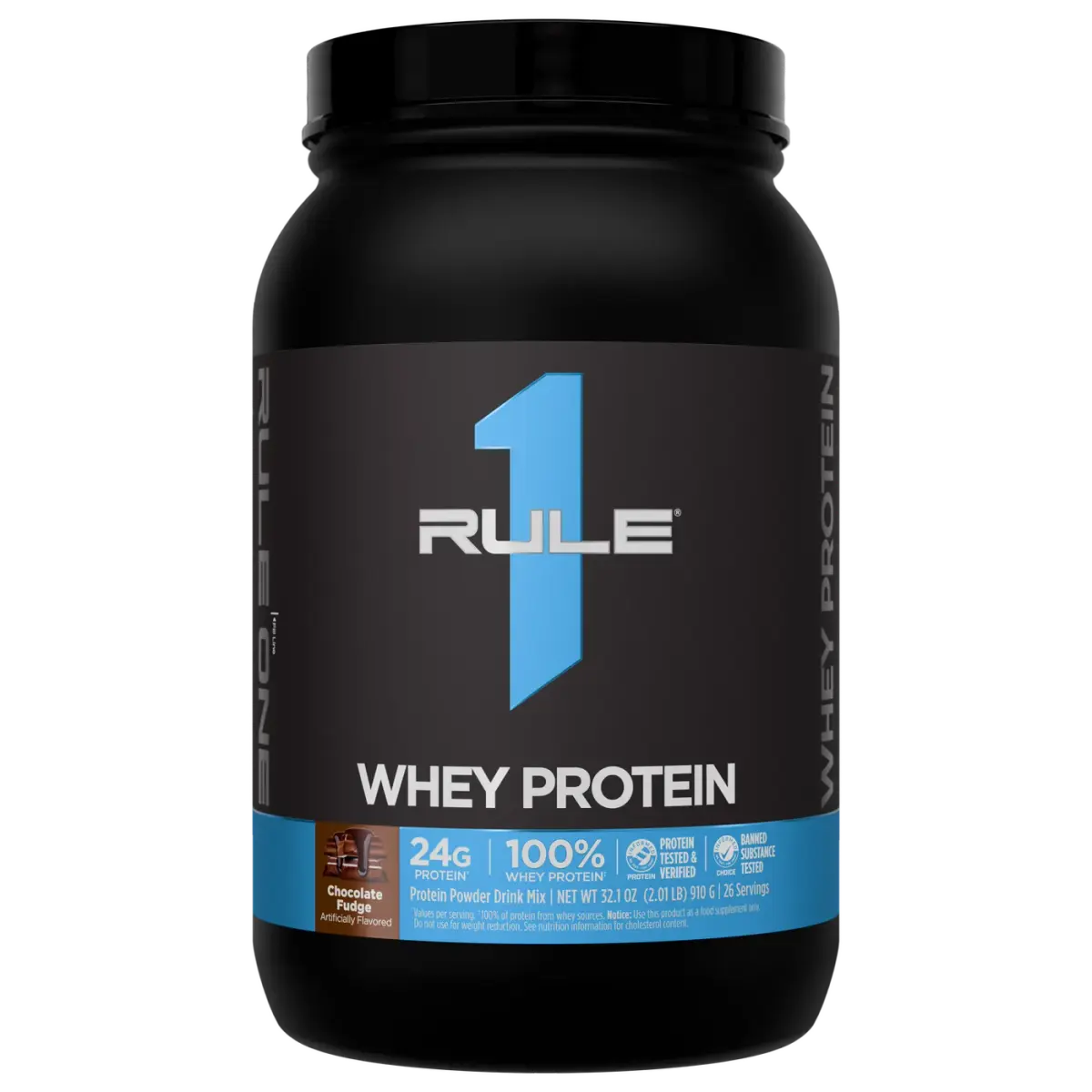 Rule 1 R1 Whey Protein, Шоколадный Торт, 900 г, Протеин