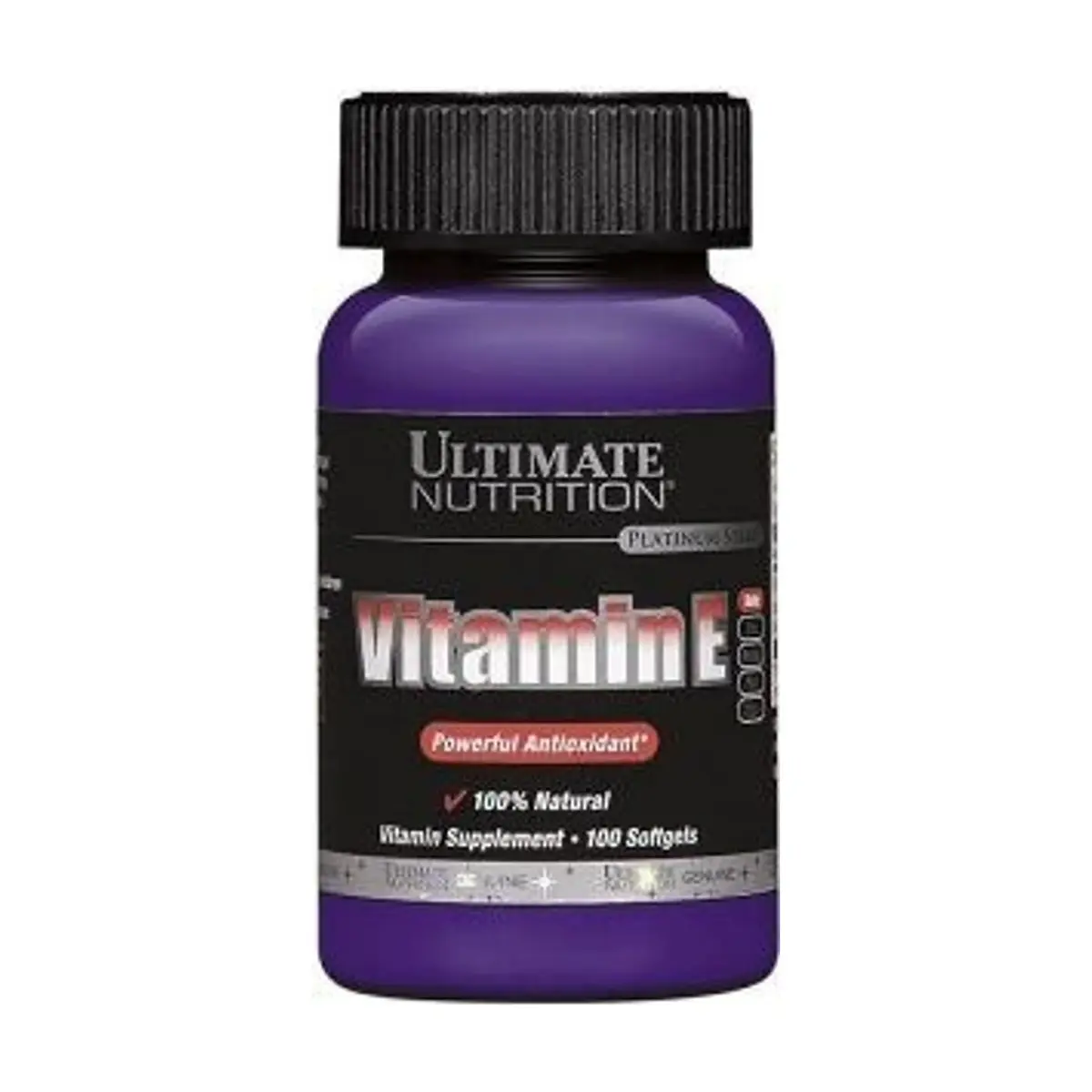 ULTIMATE 100% Natural Vitamin E 400IU, 100 sofgels, Витаминдер