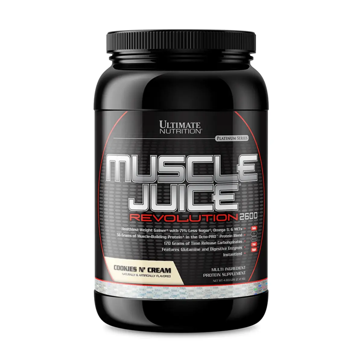 Ultimate Nutrition Muscle Juice Revolution 2600, Печенье со Сливками, 5050 г, Гейнер